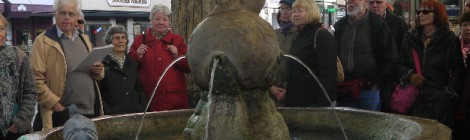 mit Bernd auf Brunnentour durch Bad Cannstatt